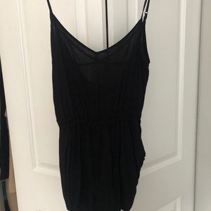 H&M Black cotton lightweight romper